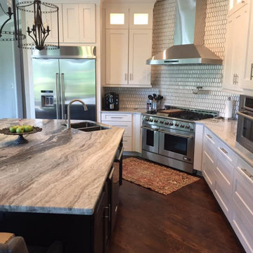Kitchen with massive Island
