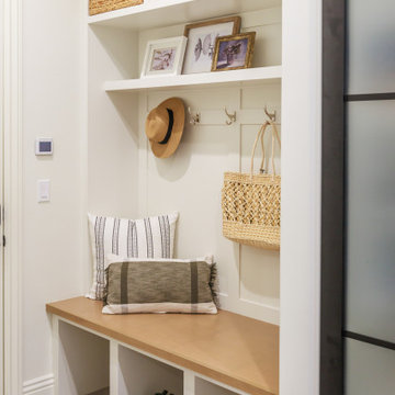 Custom Mudroom with Built In Storage