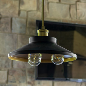 Forrest Farmhouse 3-Light Convertible Semi-Flush Pendant