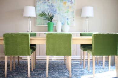 Dining room - transitional dining room idea in Other