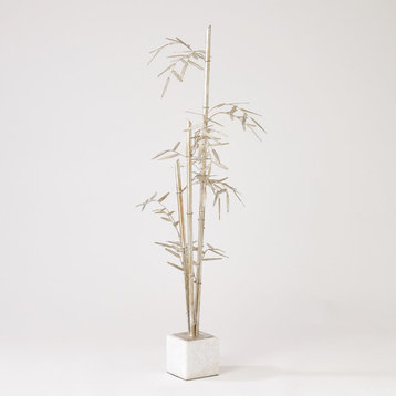 Bamboo Sculpture, Silver Leaf