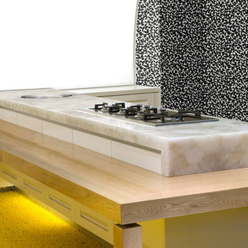 White Quartz Kitchen