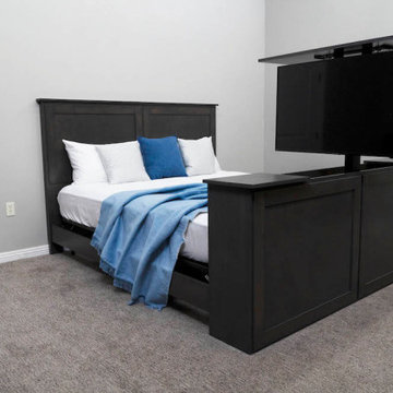 Kid's TV Lift In Bed