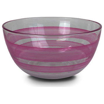 Retro Stripe Pink 6" Bowl