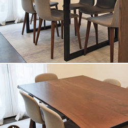 Live Edge Dining Table Black Walnut - Dining Tables