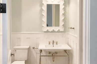 Inspiration for a cottage powder room remodel in Charleston