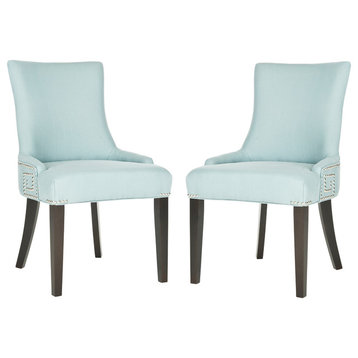 Safavieh Gretchen Side Chairs, Set of 2, Light Blue