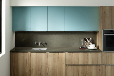 Inspiration for a contemporary kitchen in Other.