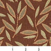 Nutmeg Floral Leaf Residential And Contract Grade Upholstery Fabric By The Yard