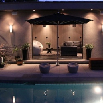 Hollywood backyard