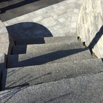 Granite Steps, walls, patio