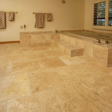 Master Bathroom Oasis in Natural Stone