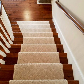 Beautiful Staircase Carpet Installation
