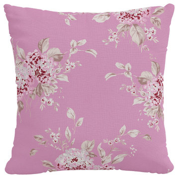 Rachel Ashwell 20" Decorative Pillow - Feather Insert, Sc Berry Bloom, Sc Berry