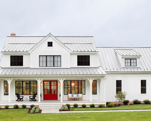 25 Best Farmhouse Gable Roof Ideas, Designs & Remodeling ...