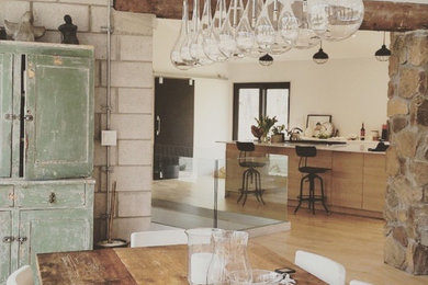 Eclectic kitchen photo in Toronto