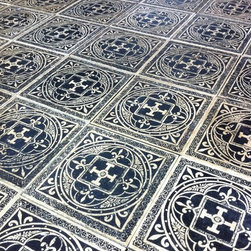 Exuberant Etched Stone (Studio V139) - Tile