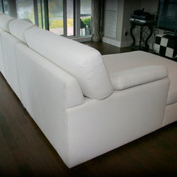 Custom Made Sectional Sofa White - Sectional Sofas