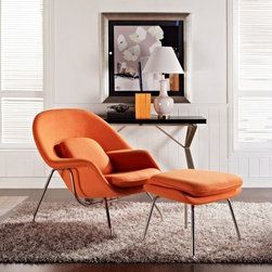 Womb chair and ottoman - Home Office Furniture