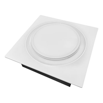 Aero Pure Low Profile Fan, Adjustable Speed, LED Light/Nightlight