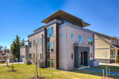 Contemporary exterior home idea in DC Metro