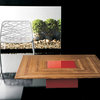 Fitzroy Coffee Table, Teka-Red Lacquer