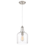Quoizel - Quoizel Quoizel Piccolo Pendant One Light Mini Pendant QPP3402BN - One Light Mini Pendant from Quoizel Piccolo Pendant collection in Brushed Nickel finish. Number of Bulbs 1. Max Wattage 100.00 . No bulbs included. From rustic to retro and craftsman to contemporary, Quoizel offers something for every style. With top grade materials and impeccable craftsmanship, Quoizel withstands the test of time in both quality and design. No matter the room, our lighting will transform your space and allow your personal style to shine through. No UL Availability at this time.