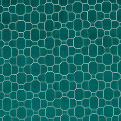Pave Velvet in Neptune - Upholstery Fabric