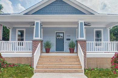 Example of a transitional home design design in Other