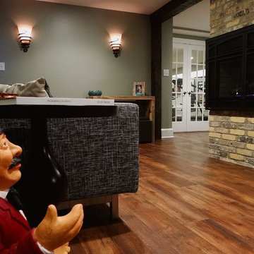 Lower Level Remodel with Wine Cellar