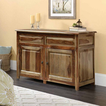 Wilmot Unique Solid Wood Lift Top Storage Buffet Cabinet