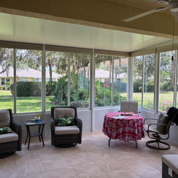 Sunroom Window Tinting - Interior View - Sun City Center, Florida