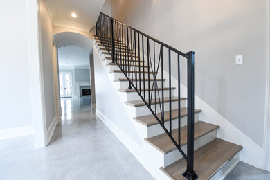 Example of a classic staircase design in New Orleans
