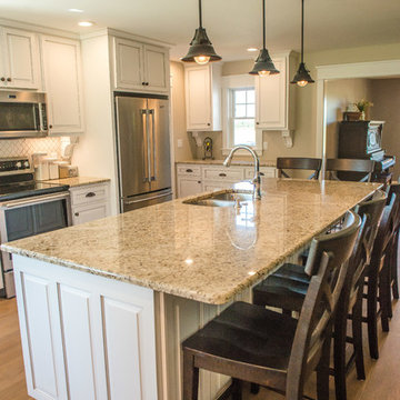 Delightful Paint & Glaze Kitchen