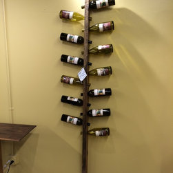 Reclaimed Barnwood Wine Rack - Products