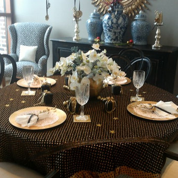 HOLIDAY TABLE SETTING WITH ETHAN ALLEN