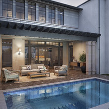 POOL COURTYARD BACKYARD Garden Glen