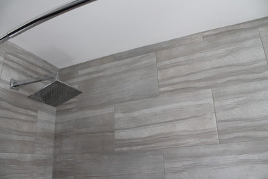 Bathroom - contemporary master bathroom idea in Boston