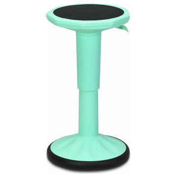 Costway Wobble Chair Height Adjustable Active Learning Stool Sitting Home Green