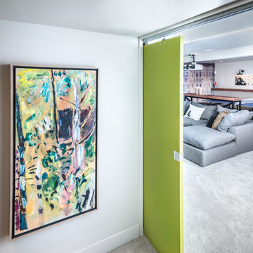 Modern Media & Family Room