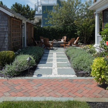Backyard Fire Pit and Hardscape