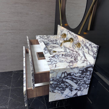 Todd Bathroom Project Wall Hung 47" Calacatta Vanity