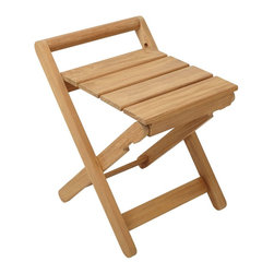 DHARA TEAK FOLDING SHOWER STOOL - Products