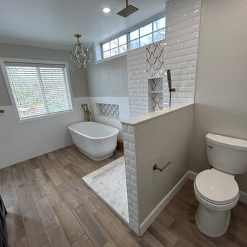 Gold Elegance Bathroom - Stunning Before & After