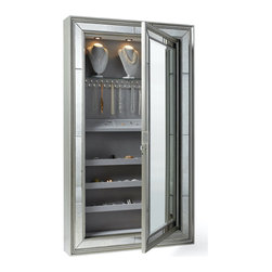 Loren Jewelry Storage Mirror with Lock - Mirrors