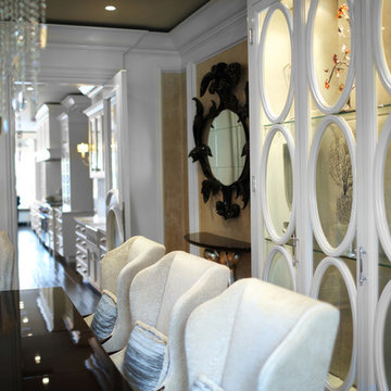Contemporary Glam Dining Room