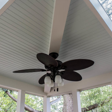 Two-Story Addition with Screen Porch and Deck