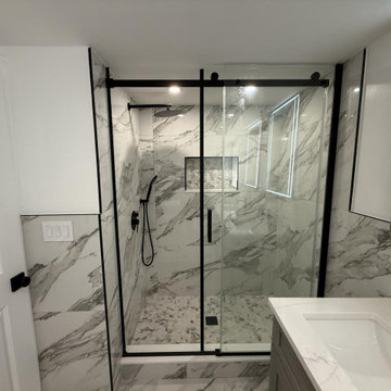 Luxury Marble Bathroom Renovation – Franklin Lakes, NJ