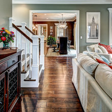Floors-wood shaped like tiles