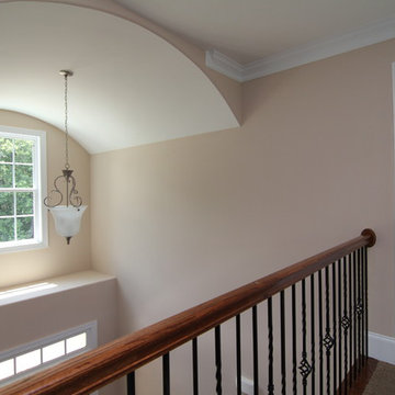 Barrel vault ceiling in the foyer